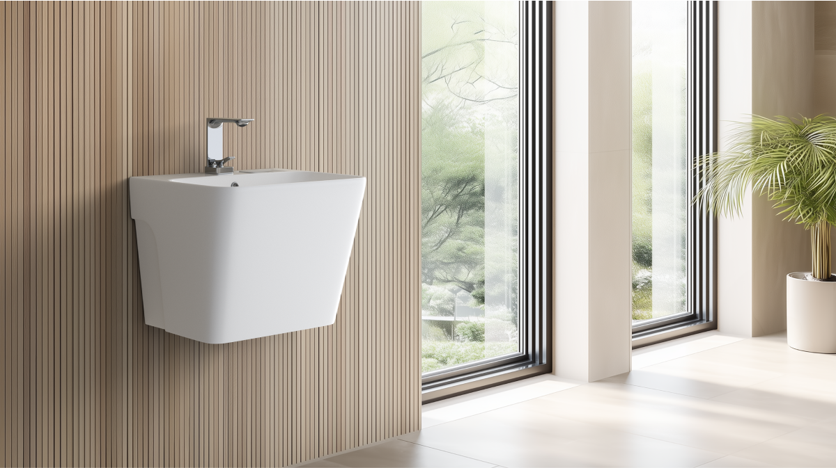 L-322UFD 평면붙임 세면기/페데스탈 일체형