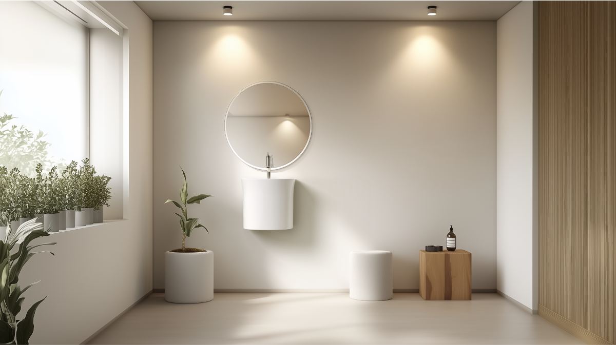 L-330UF 평면붙임 세면기/페데스탈 일체형