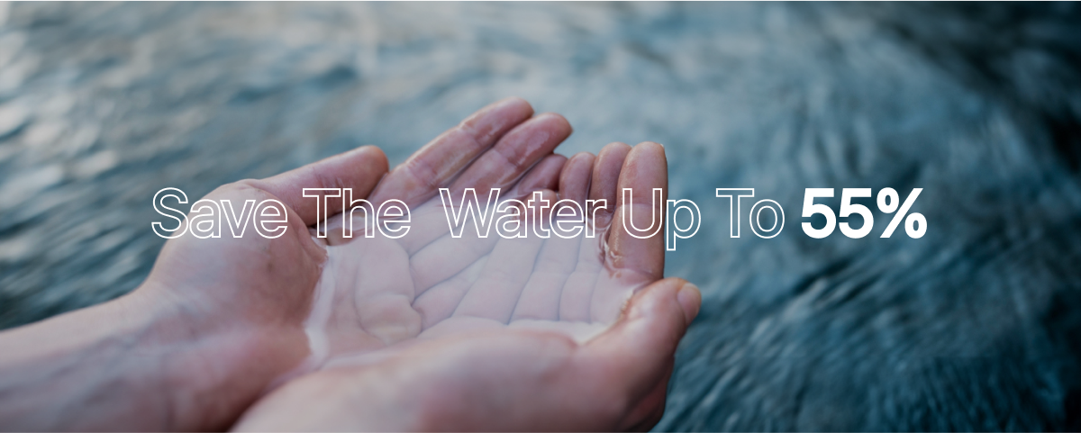 뛰어난 세정력과 절수 효과의 완벽한 균형