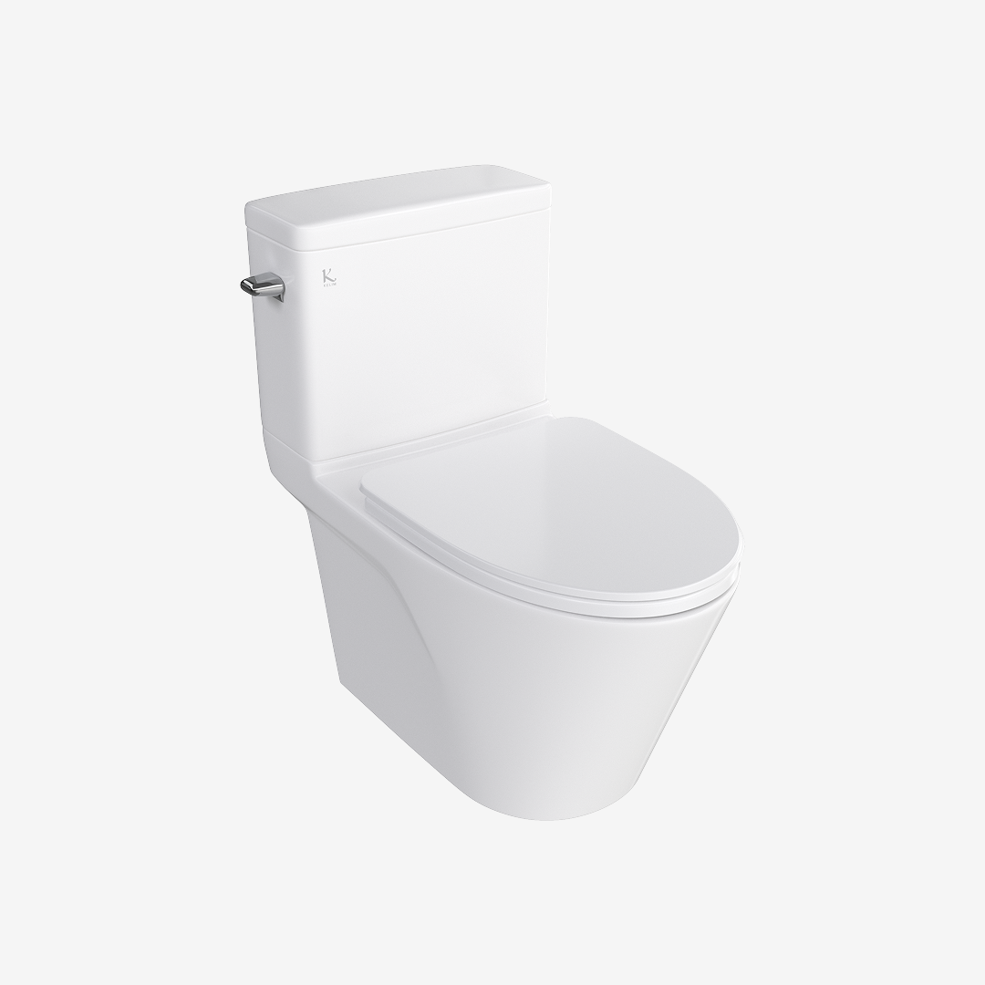 C-7402F 절수형 서양식 탱크 밀결형 사이펀 변기(1등급)