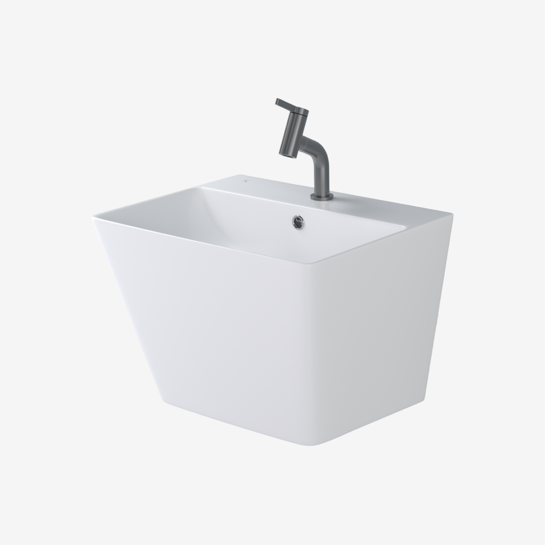 L-329UF 평면붙임 세면기/페데스탈 일체형