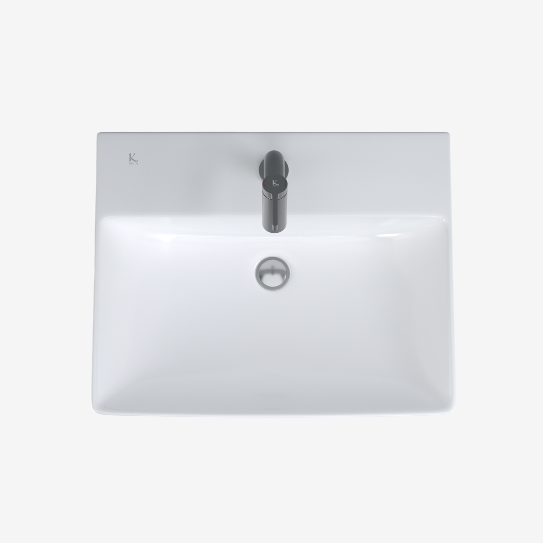 L-329UF 평면붙임 세면기/페데스탈 일체형