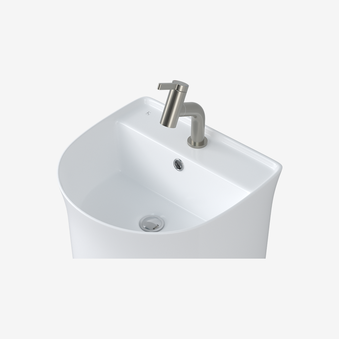 L-330UF 평면붙임 세면기/페데스탈 일체형