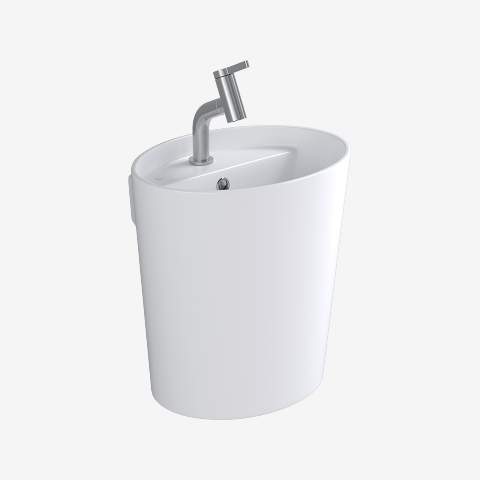 L-331UF 평면붙임 세면기/페데스탈 일체형