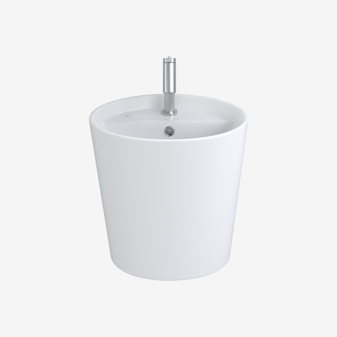 L-331UF 평면붙임 세면기/페데스탈 일체형