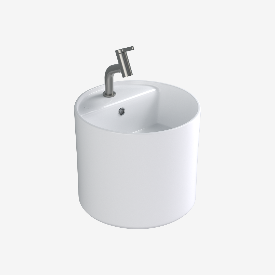 L-333UF 평면붙임 세면기/페데스탈 일체형