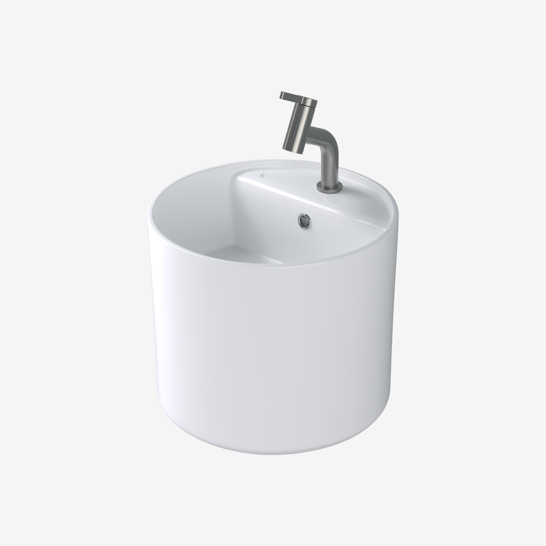 L-333UF 평면붙임 세면기/페데스탈 일체형