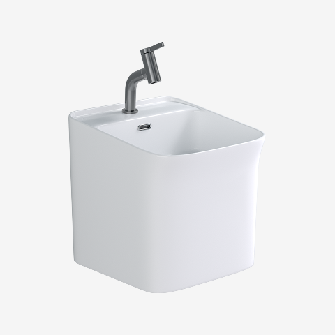 L-340UF 평면붙임 세면기/페데스탈 일체형