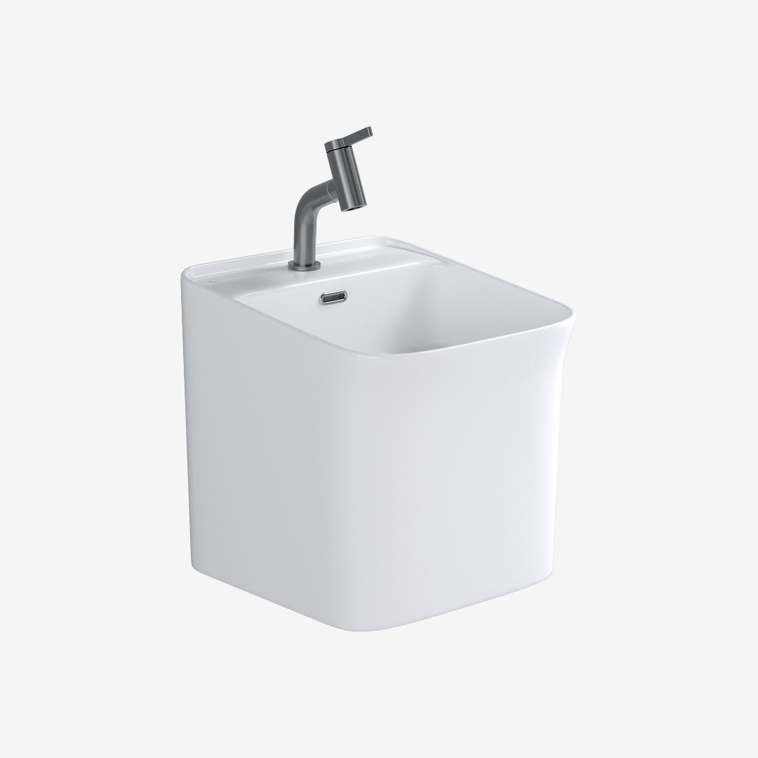 L-340UF 평면붙임 세면기/페데스탈 일체형