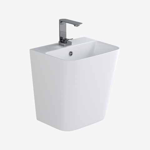 L-341UF 평면붙임 세면기/페데스탈 일체형