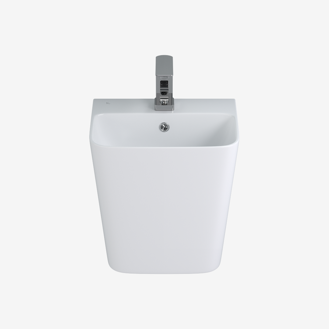 L-341UF 평면붙임 세면기/페데스탈 일체형