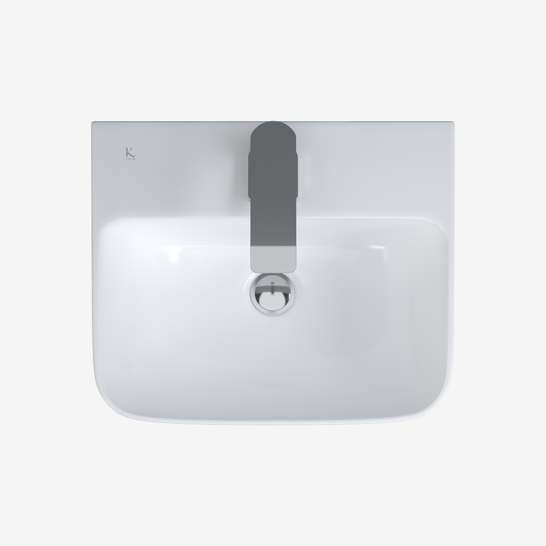 L-341UF 평면붙임 세면기/페데스탈 일체형