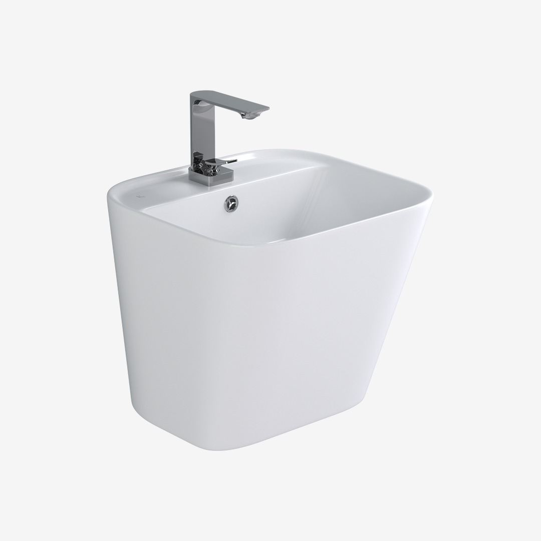 L-342UF 평면붙임 세면기/페데스탈 일체형