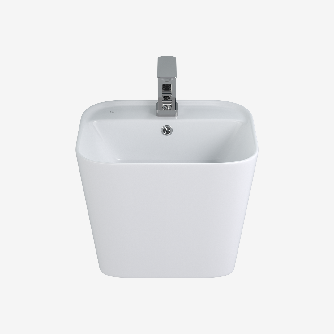 L-342UF 평면붙임 세면기/페데스탈 일체형