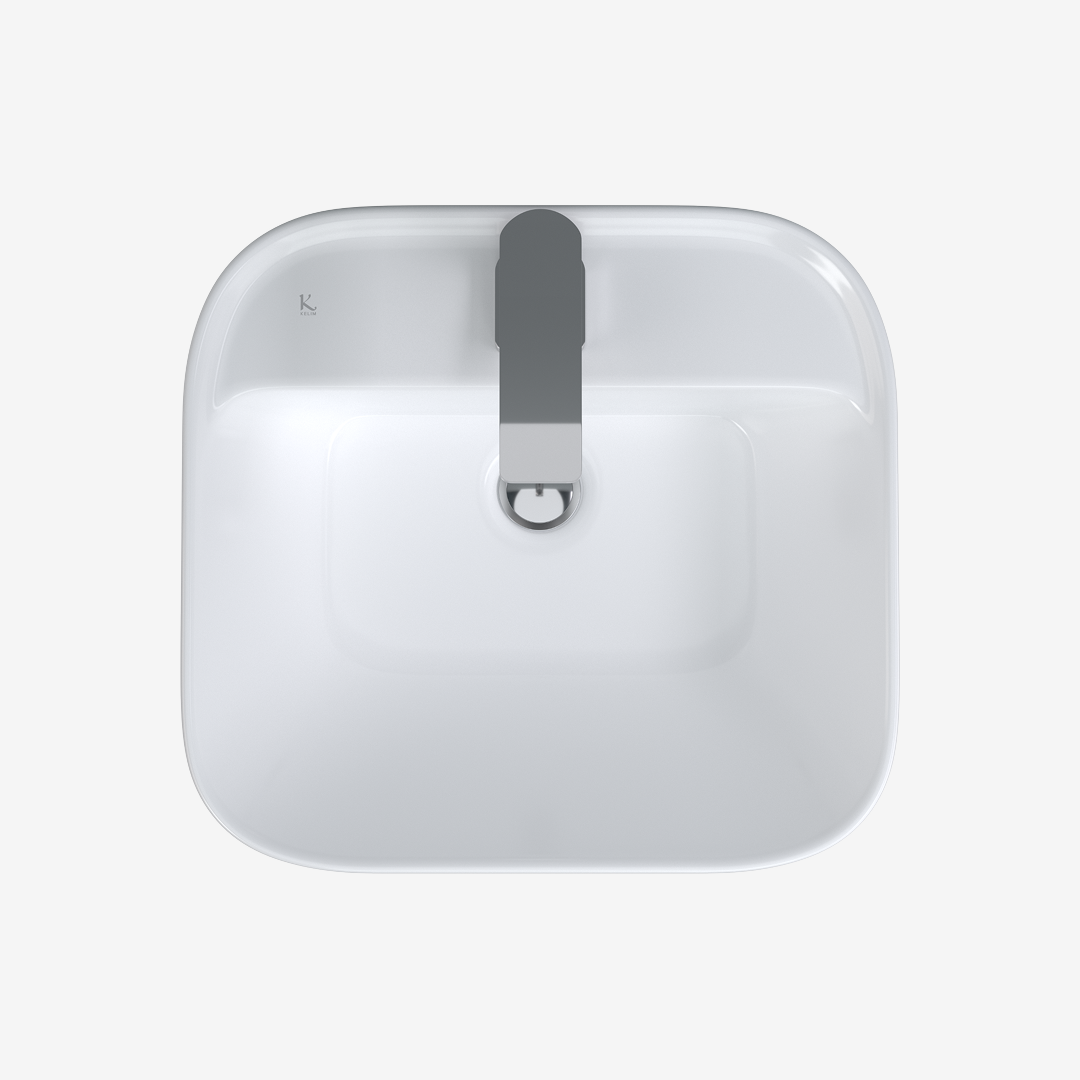 L-342UF 평면붙임 세면기/페데스탈 일체형