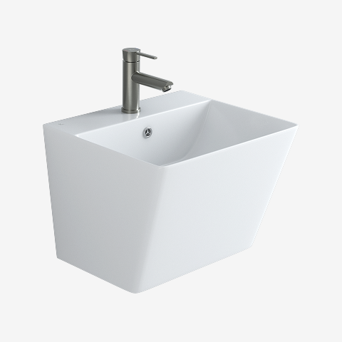 L-343UF 평면붙임 세면기/페데스탈 일체형