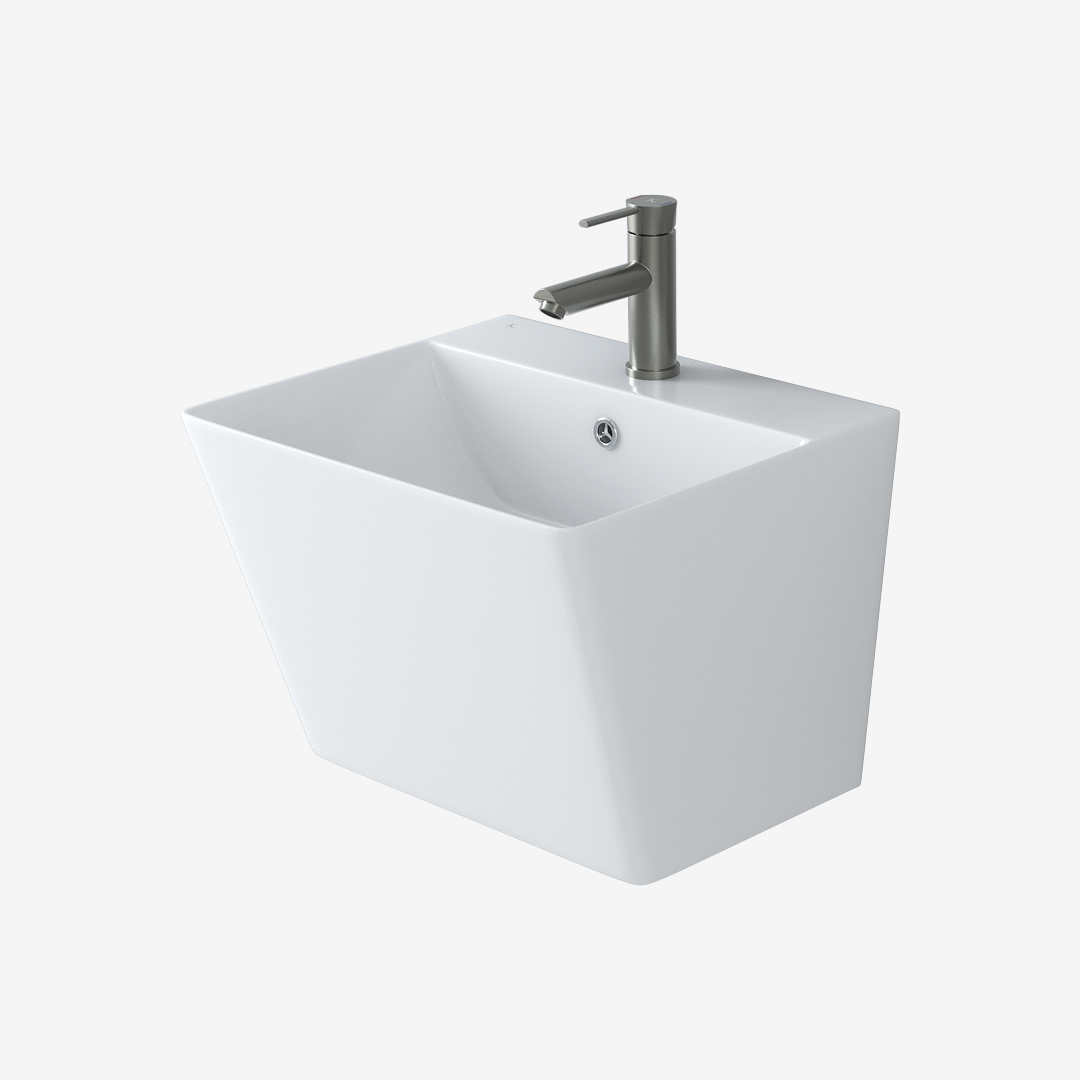 L-343UF 평면붙임 세면기/페데스탈 일체형