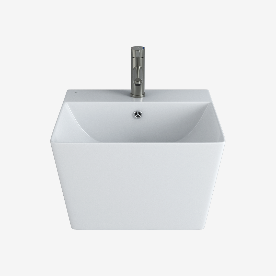 L-343UF 평면붙임 세면기/페데스탈 일체형