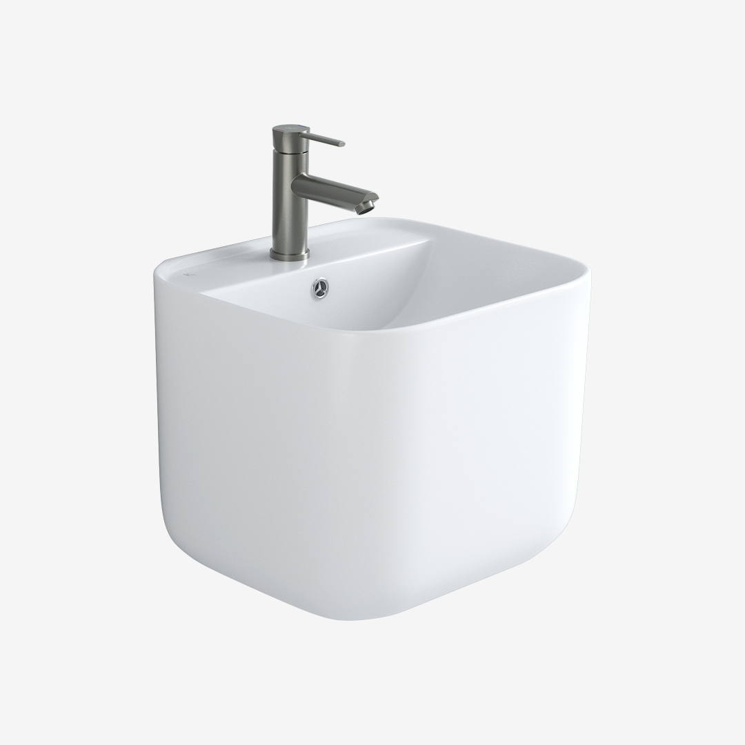 L-344UF 평면붙임 세면기/페데스탈 일체형