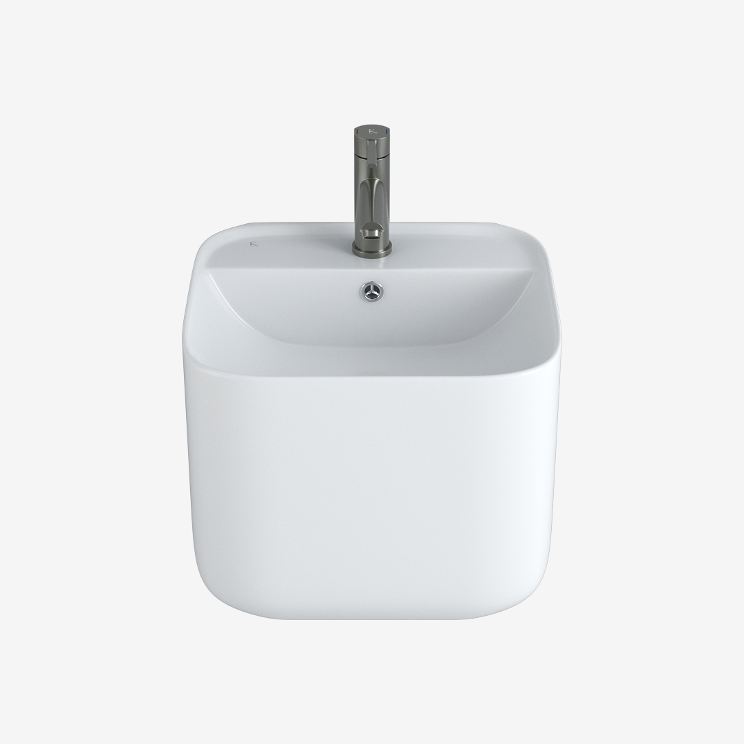 L-344UF 평면붙임 세면기/페데스탈 일체형