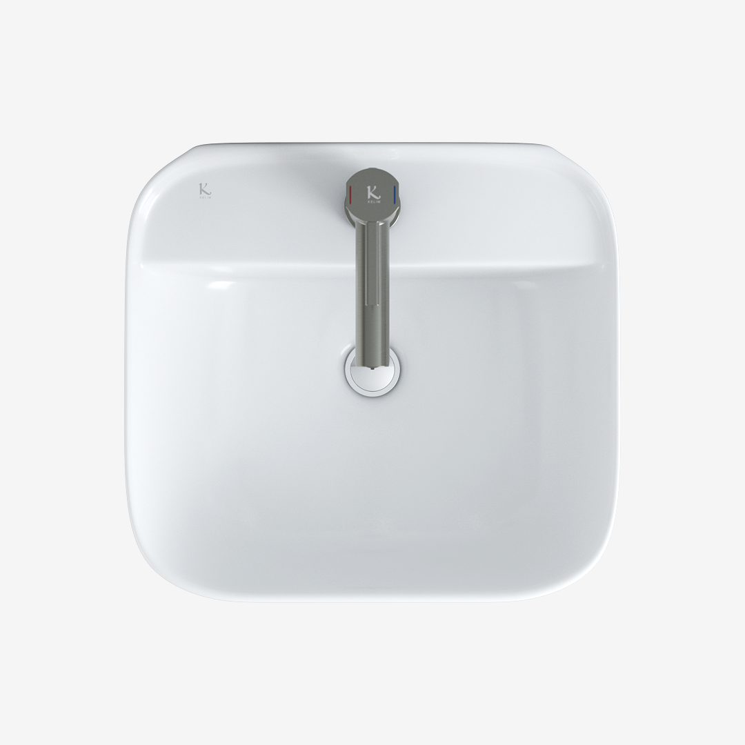 L-344UF 평면붙임 세면기/페데스탈 일체형