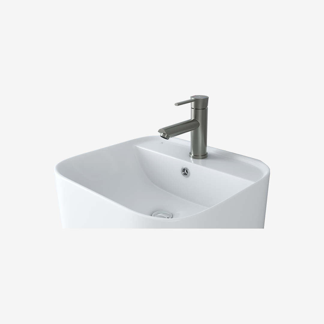 L-344UF 평면붙임 세면기/페데스탈 일체형