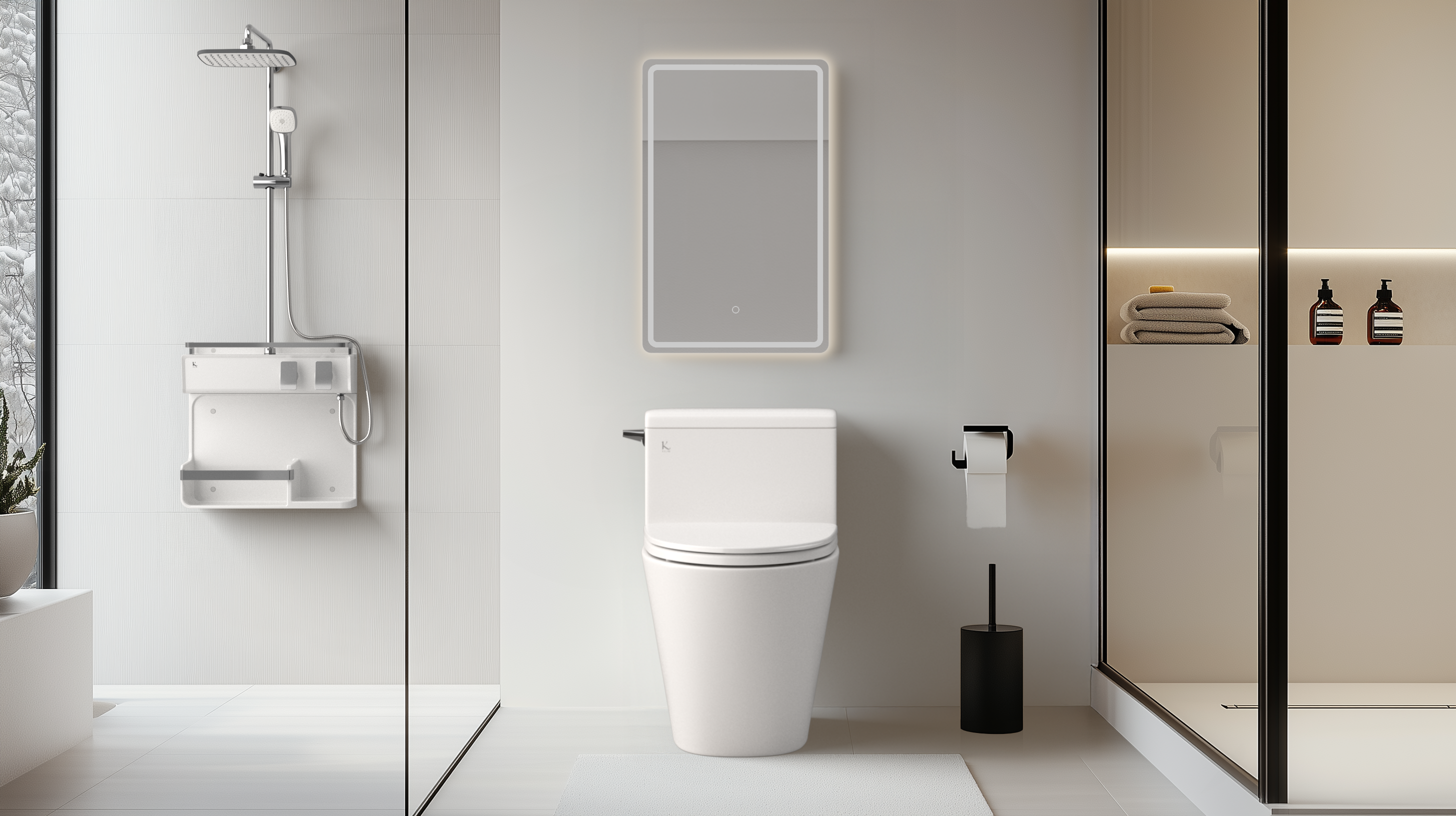 미니멀의 정수를 담은 모던 프리미엄 욕실 공간인 리네아(LINEA)